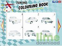 Tuning colouring book