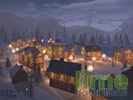 Winter Town 3D Screensaver