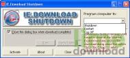 IE.Download Shutdown