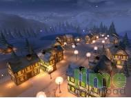 3D Winter Night screensaver