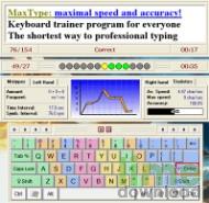 MaxType LITE Typing Tutor
