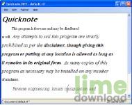 Quicknote