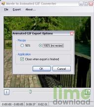 Movie to Animated GIF Converter
