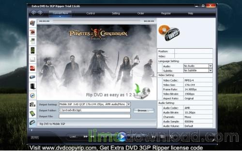 Extra DVD to 3GP Ripper