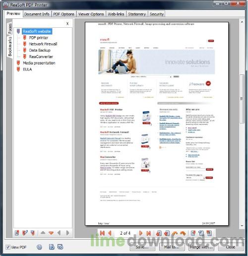 ReaSoft PDF Printer