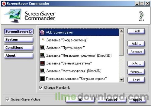 ScreenSaver Commander