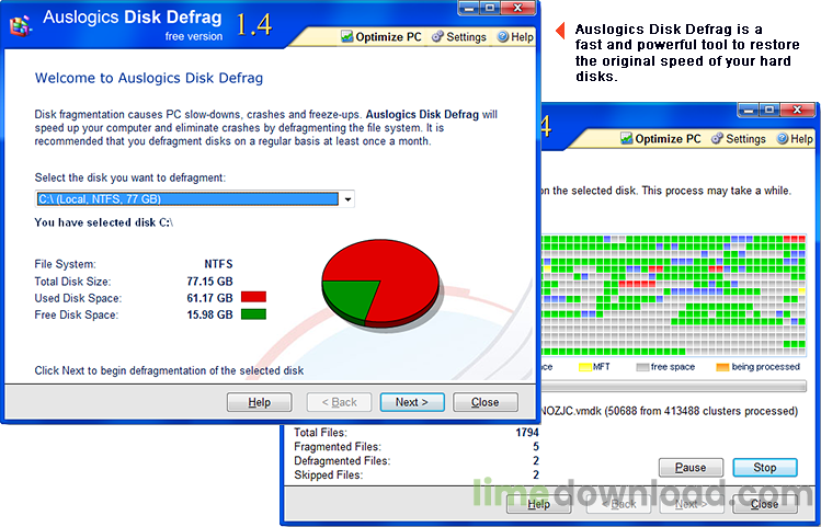 Auslogics Disk Defrag