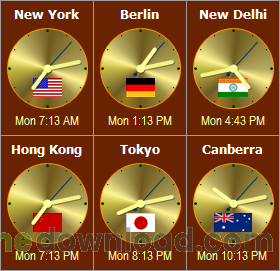 Sharp World Clock