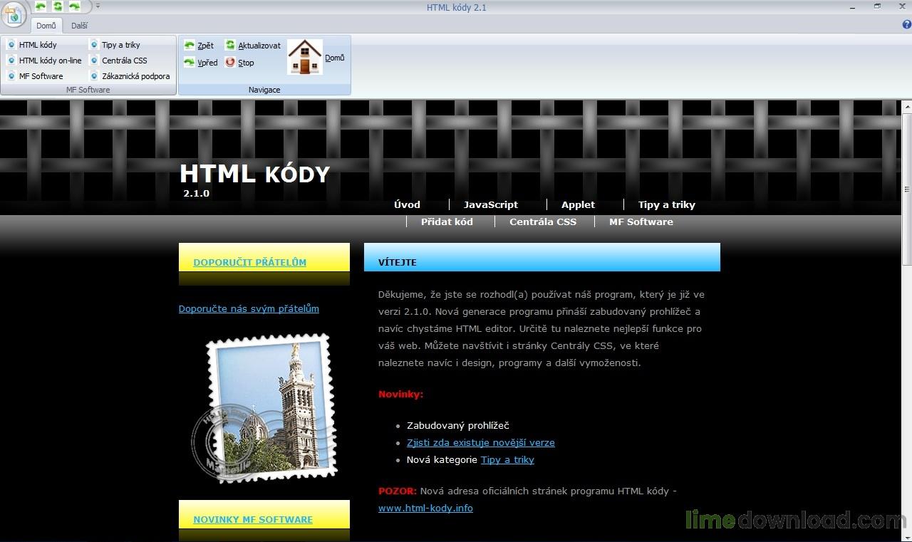 HTML kódy