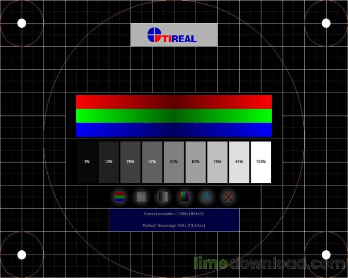 TEST LCD MONITORU