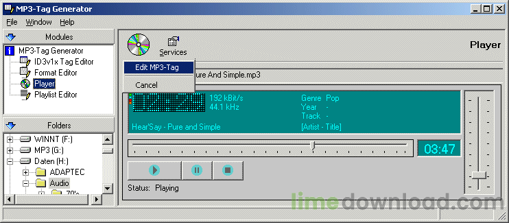 MP3-Tag Generator