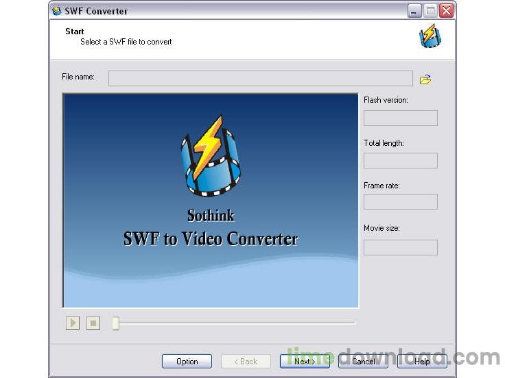 Sothing SWF to Video Converter