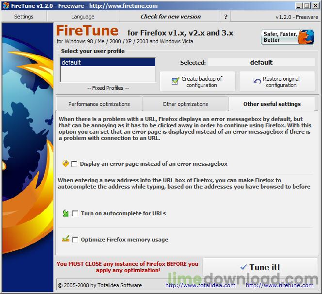 FireTune
