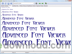 Advanced Font Viewer