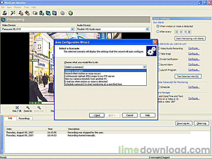 WebCam Monitor
