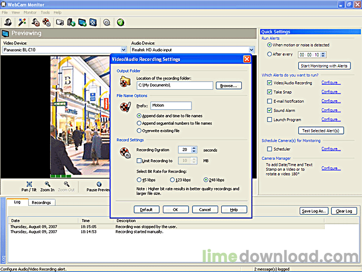 WebCam Monitor
