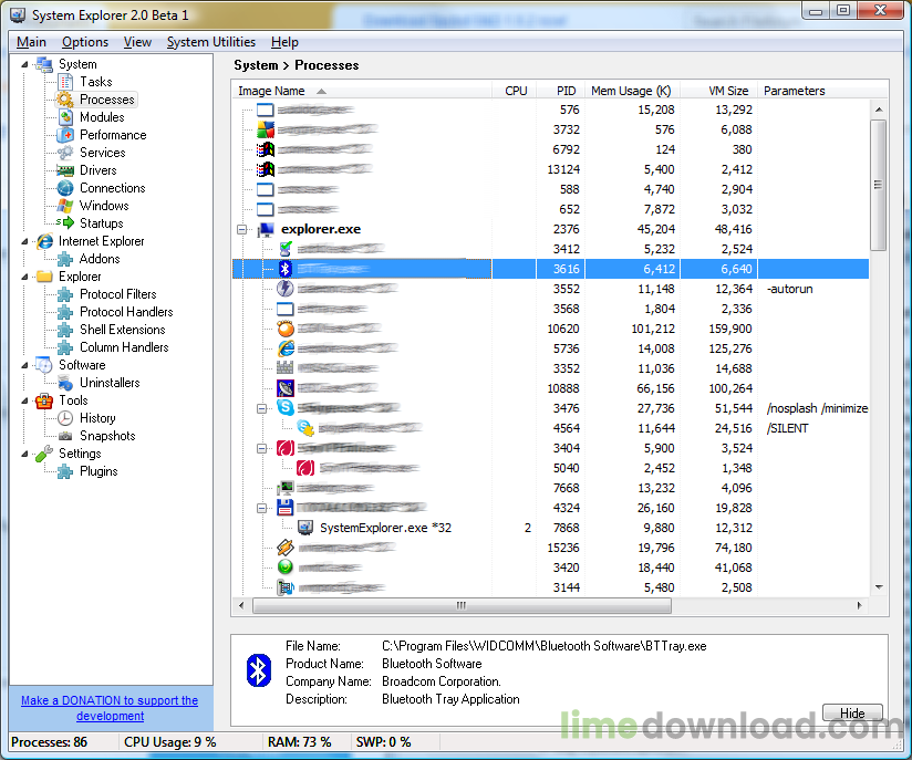 System Explorer