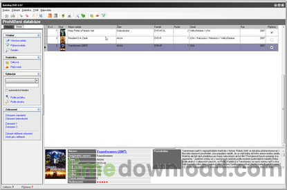 Katalog DVD