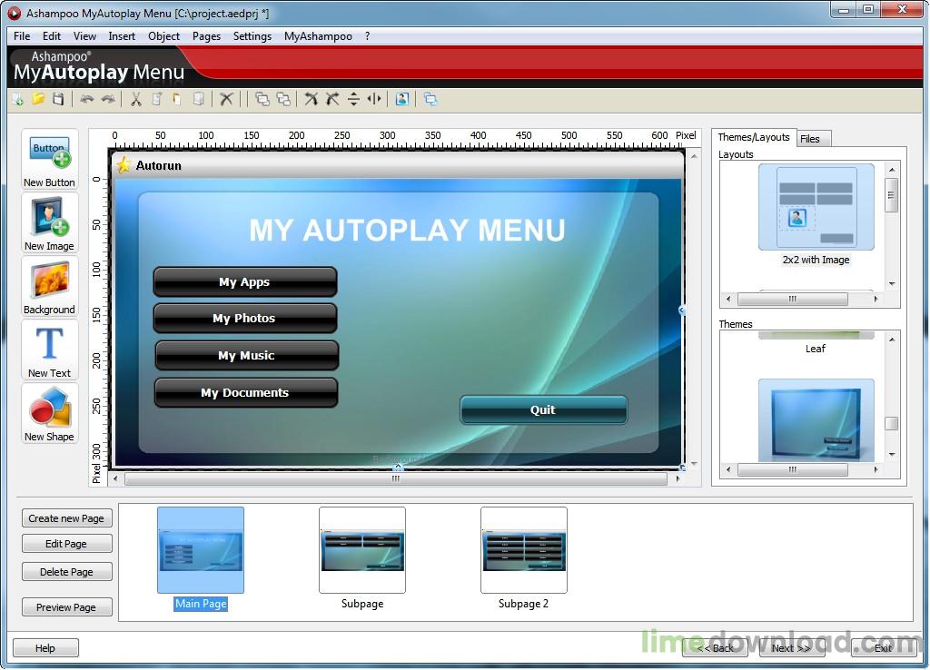 Ashampoo MyAutoplay Menu