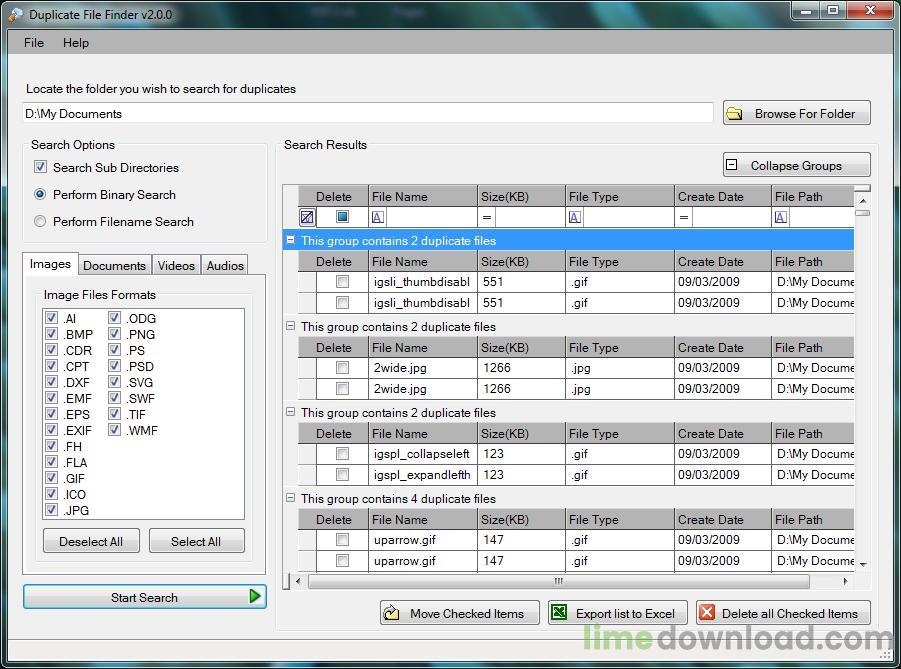 TPD Duplicate File Finder