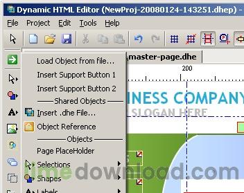 Dynamic HTML Editor