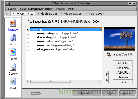 2Flyer Screensaver Builder
