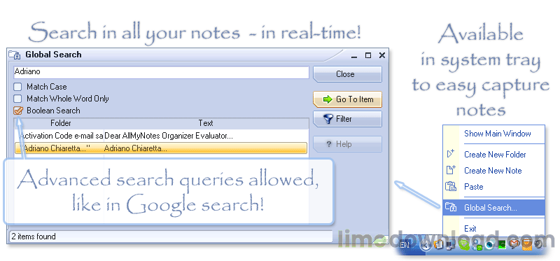 AllMyNotes Organizer