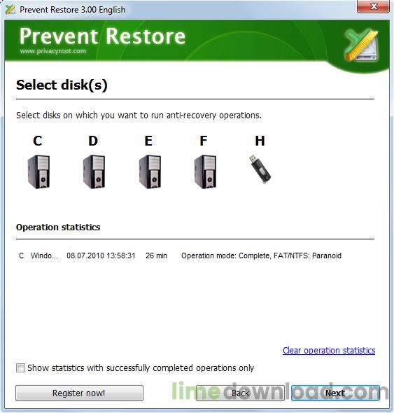 Prevent Restore