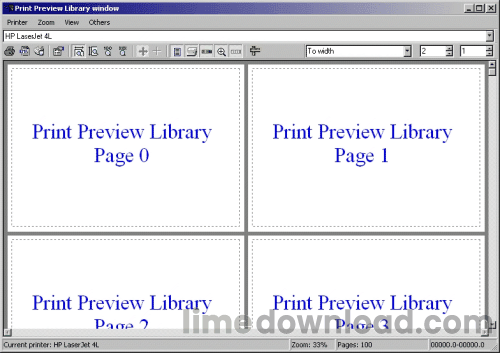 Print Preview Library