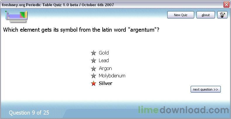 Periodic Table Quiz