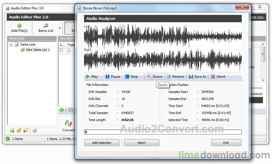The Audio Editor Plus