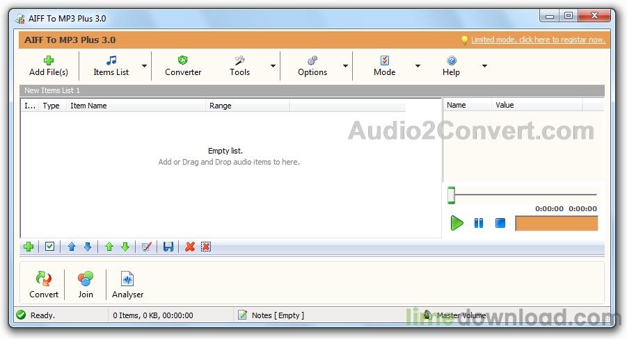 AIFF To MP3 Plus