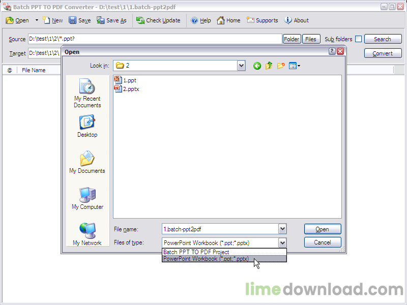 Batch PPT to PDF Converter