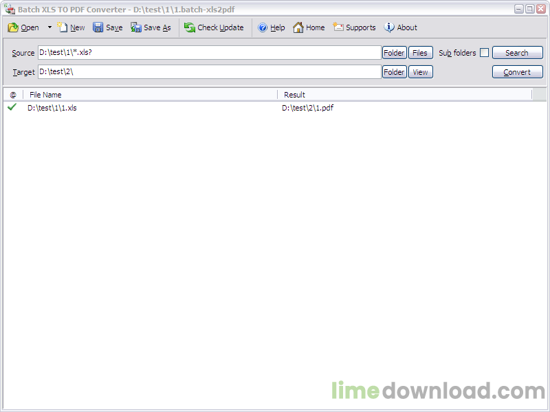 Batch Excel to PDF Converter