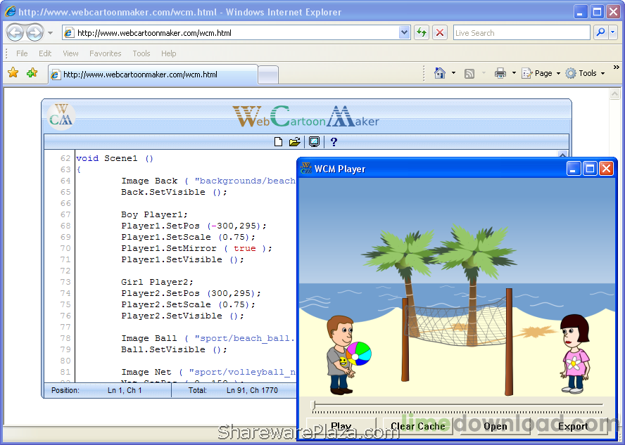 Web Cartoon Maker