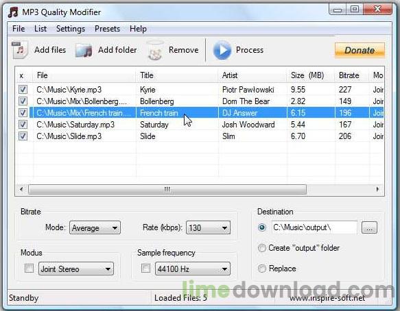 MP3 Quality Modifier