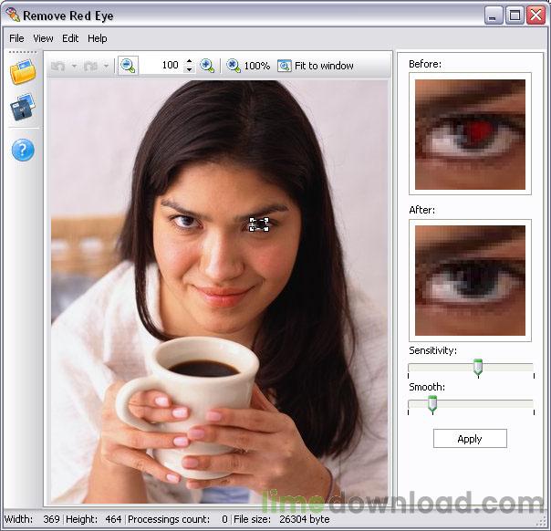 Remove Red Eye