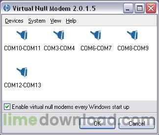 Virtual Null Modem