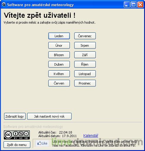 Software pro amatérské meteorology