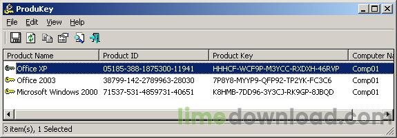 ProduKey - čeština