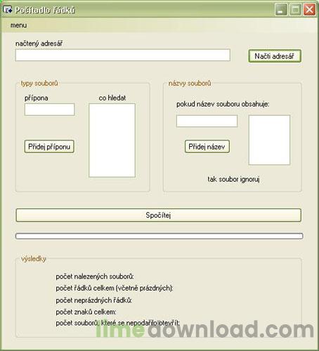 Počítadlo řádků