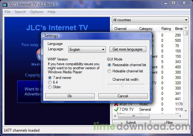 JLCs Internet TV