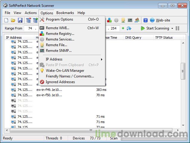 SoftPerfect Network Scanner