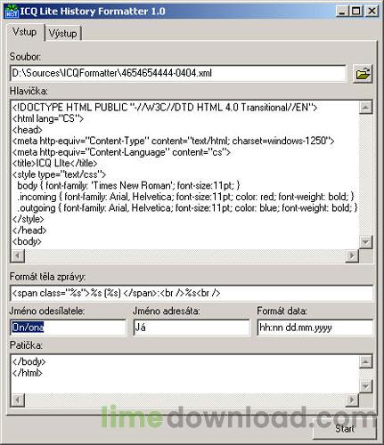 ICQ Lite History Formatter