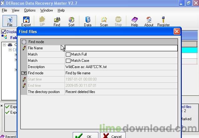 DERescue Data Recovery Master