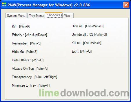 Process Manager For Windows