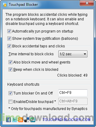 Touchpad Blocker