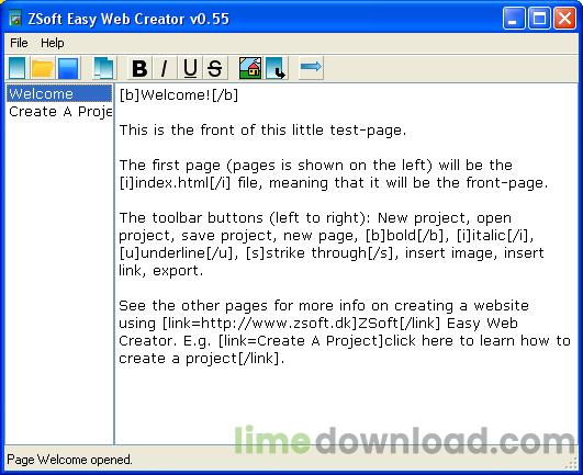 ZSoft Easy Web Creator