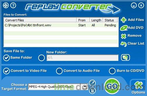 Replay Converter