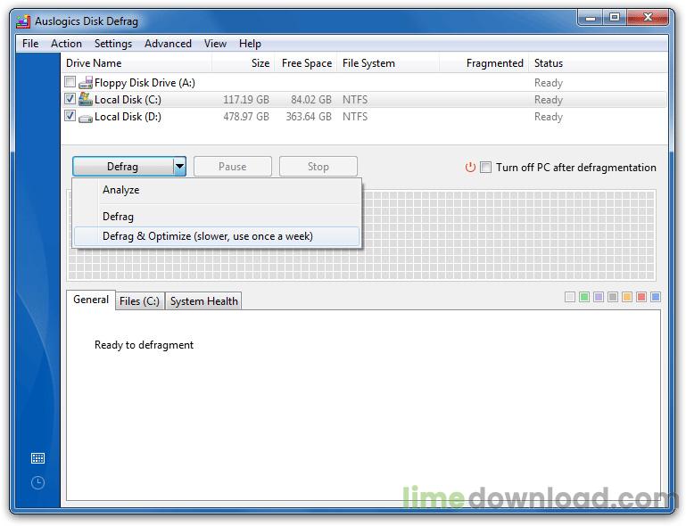 Auslogics Disk Defrag